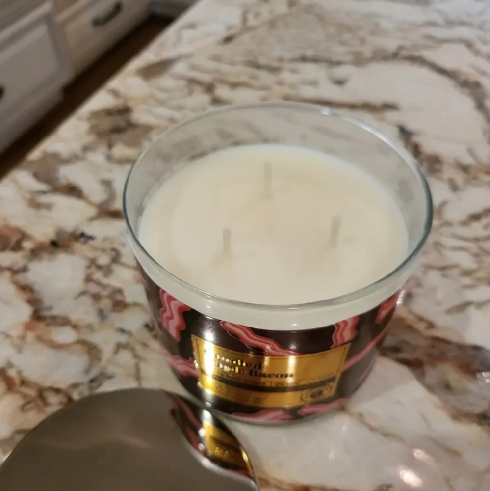 NEW Bath & Body Works Candied Maple Bacon Brown Sugar Applewood Candle🥓